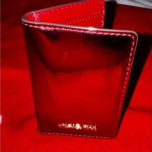 Michael Kors Red Patent Leather Wallet